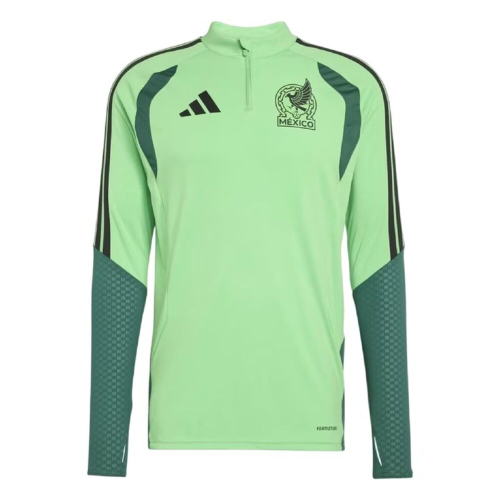 Adidas Mens 2026 Mexico Long-Sleeved Track Top / Green/White
